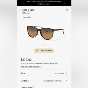 Maui Jim Ocean Sunglasses